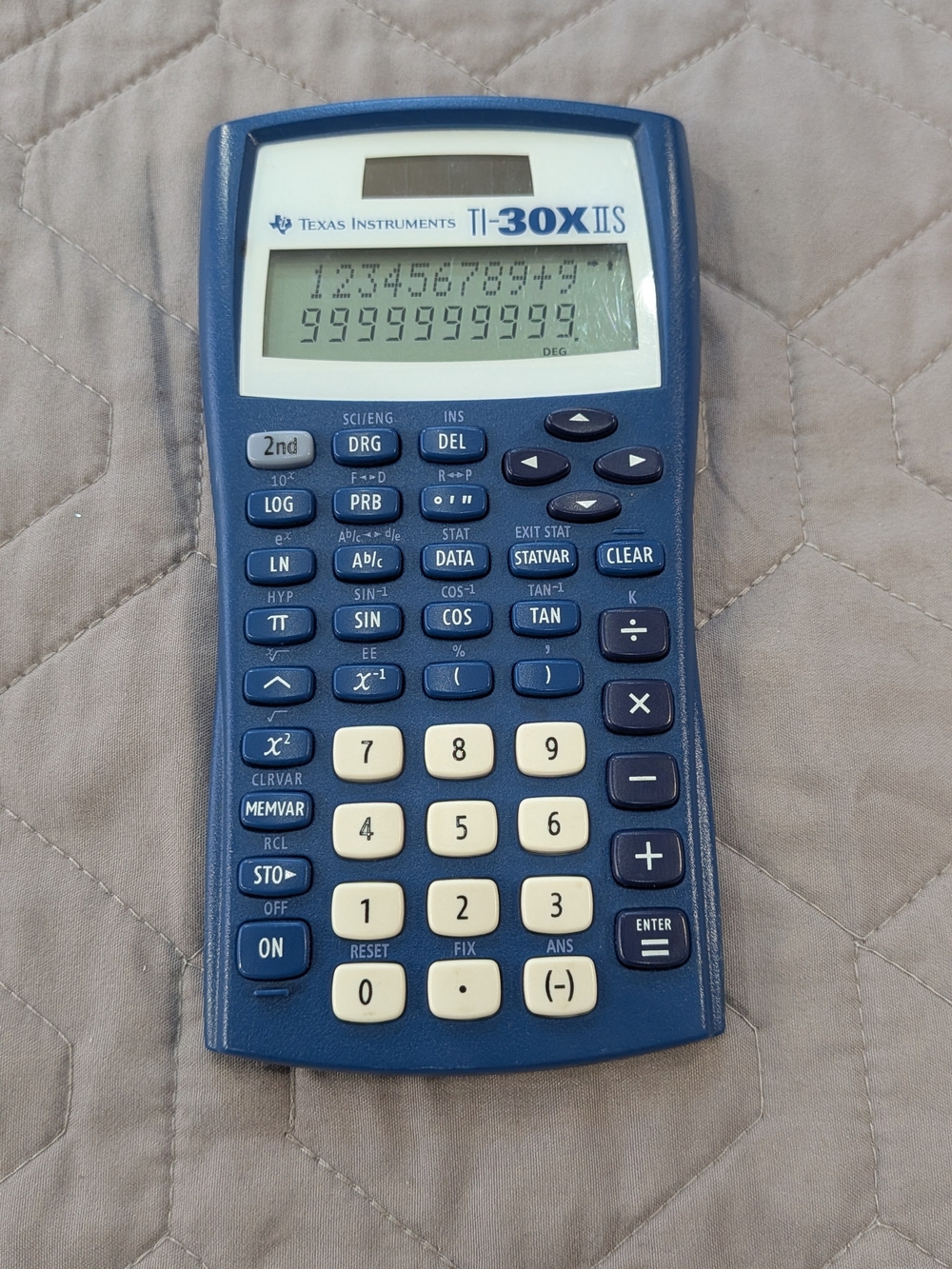 Texas Instruments TI-30X IIS Scientific Calculator - Blue